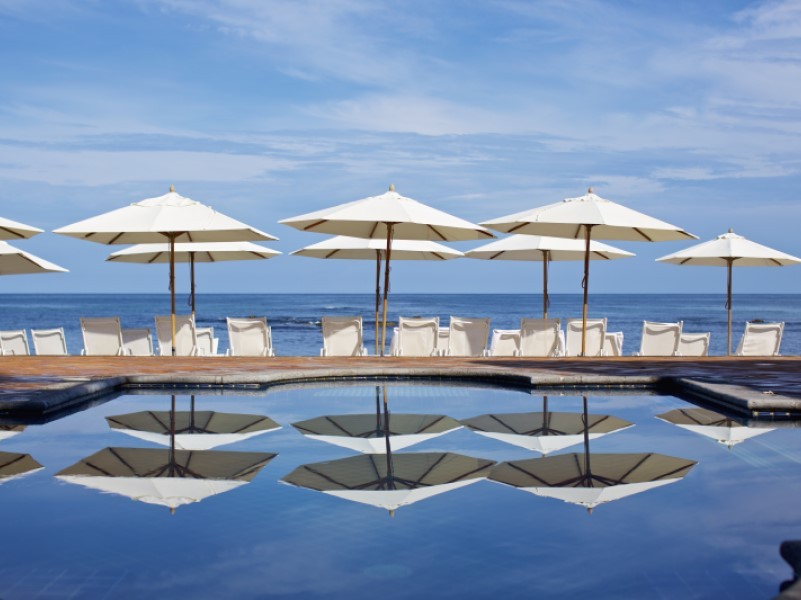 beach view in hotels