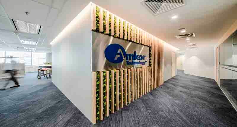 Amkor Technology, Inc. office space designed by JLL