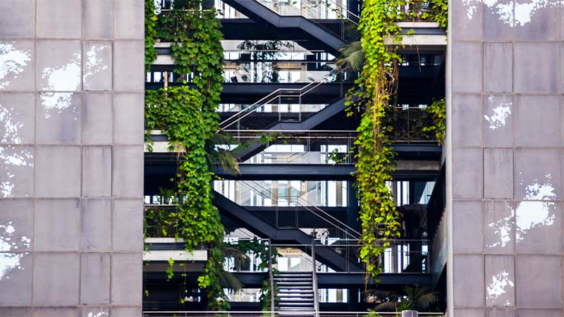 Sustainable multistory building 